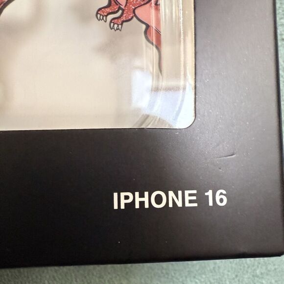 Coach Rexy Glitter Dinosaur iPhone 16 Protective MagSafe Clear Case NEW - Picture 3 of 6